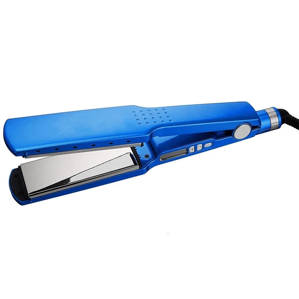 SET PIASTRA 3IN1 PER CAPELLI IN NANO TITANIO CERAMICA CON FERRO ARRICCIACAPELLI PETTINE - 12