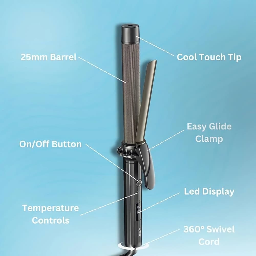 VGR V-579 Arricciacapelli Professionale Parrucchiere Onde Perfette Hair Curler - 4