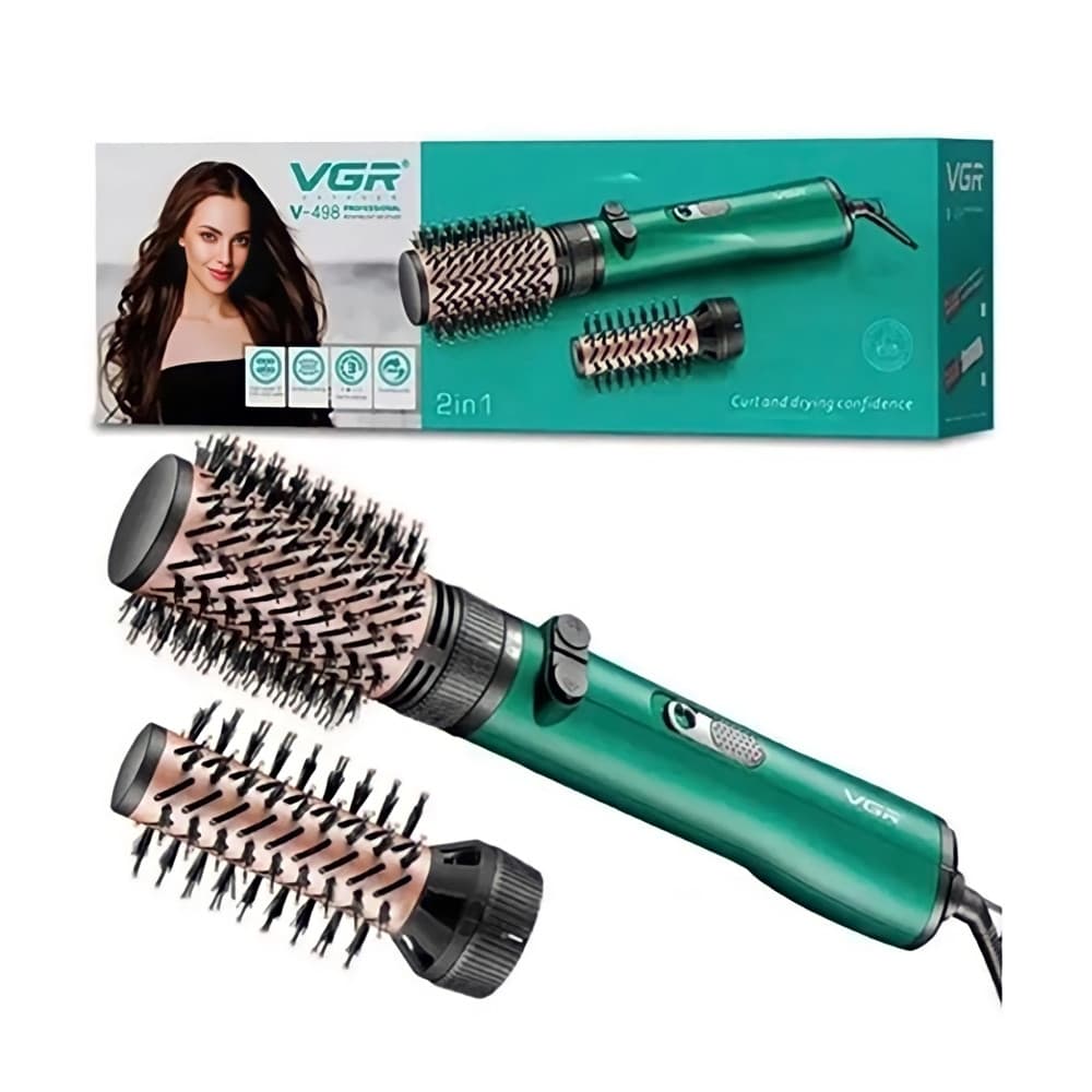 VGR V-498 Air Brush Professionale 1200W Spazzola Asciugacapelli Parrucchiere - 10