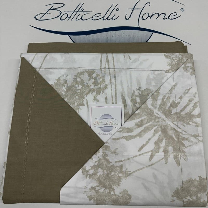 Completo lenzuola matrimoniale in cotone Amazzonia Botticelli Home - 3