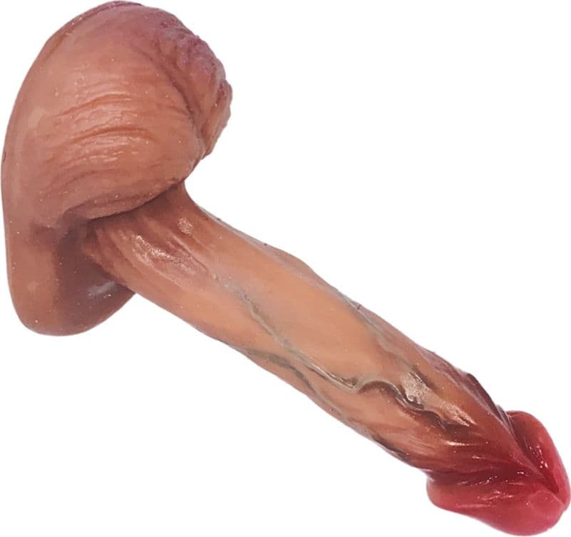 Dildo Realistico in Silicone Morbido pene 15 cm Naturale con Ventosa e Testicoli - 2