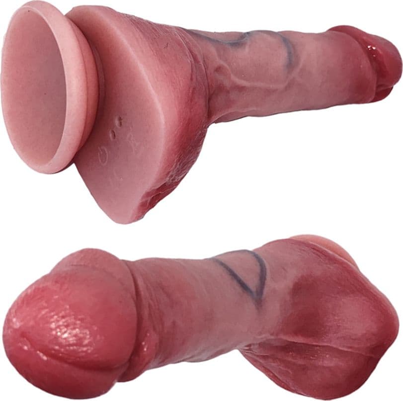 Vibratore Realistico Dildo con Vibrazione Spinta Riscaldante Ventosa Telecomando - 3