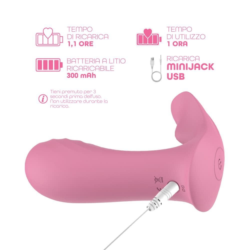 Vibratore Indossabile Punto G e Clitoride controllo con App 9 Vibrazioni Sex Toy - 18