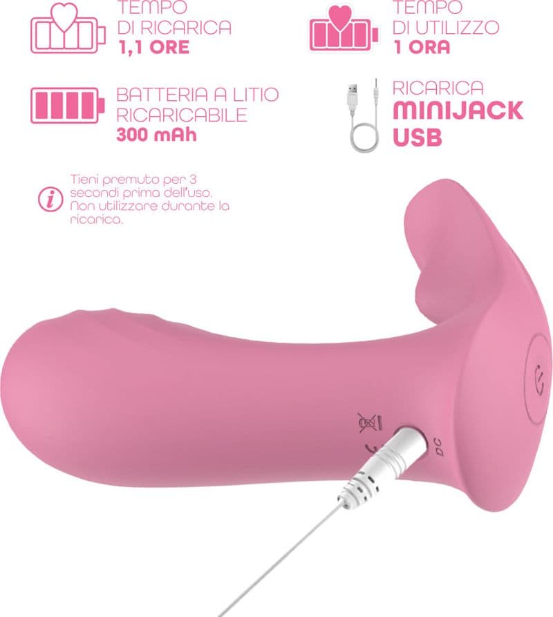 Vibratore Indossabile Punto G e Clitoride controllo con App 9 Vibrazioni Sex Toy - 14