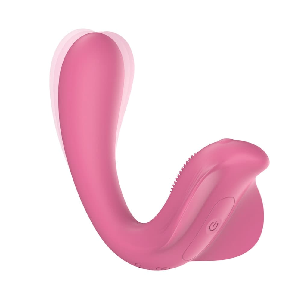 Vibratore a U punto G e clitoride con controllo tramite app in morbido silicone - 16