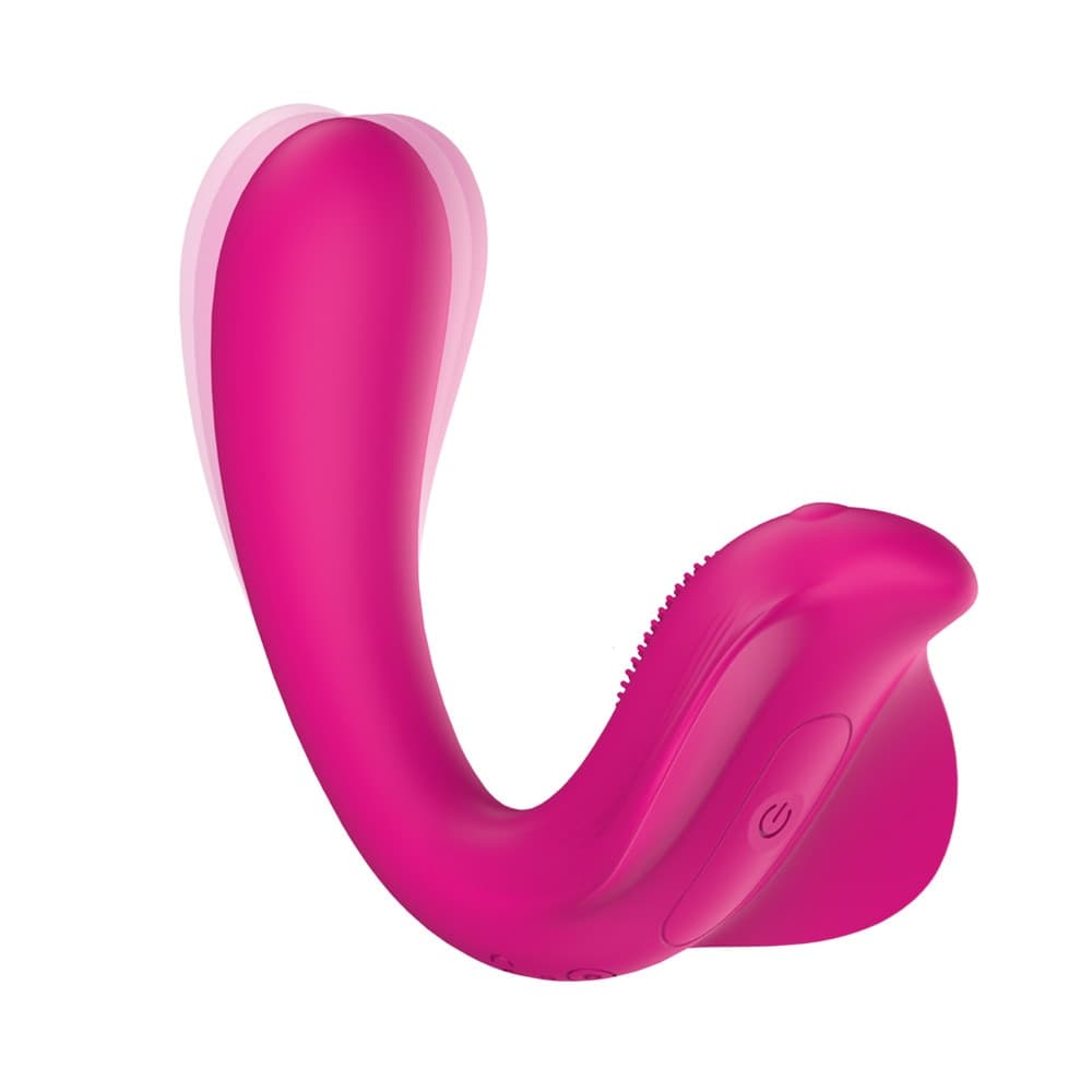 Vibratore a U punto G e clitoride con controllo tramite app in morbido silicone - 5