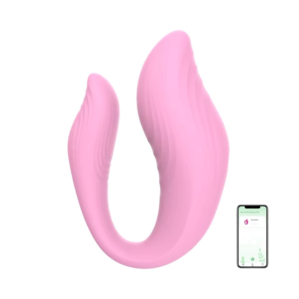 Vibratore Multifunzione Indossabile in Silicone Doppia Stimolazione con App USB - 8