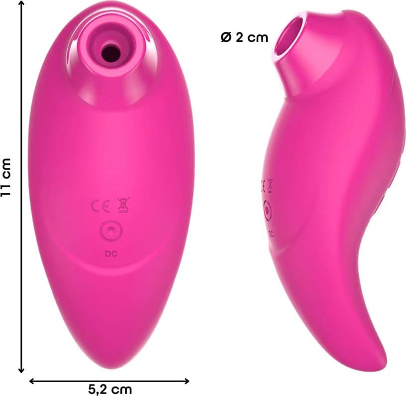 Succhia Clitoride Vibra 2in1 con Vibratore in Silicone sex toy multifunzione - 9