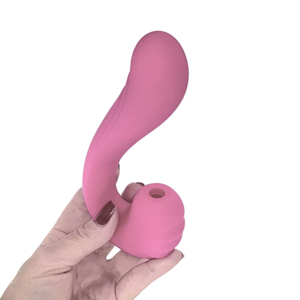 Vibratore Multifunzione Vibra e Succhia Doppia Stimolazione Punto G e Clitoride - 17