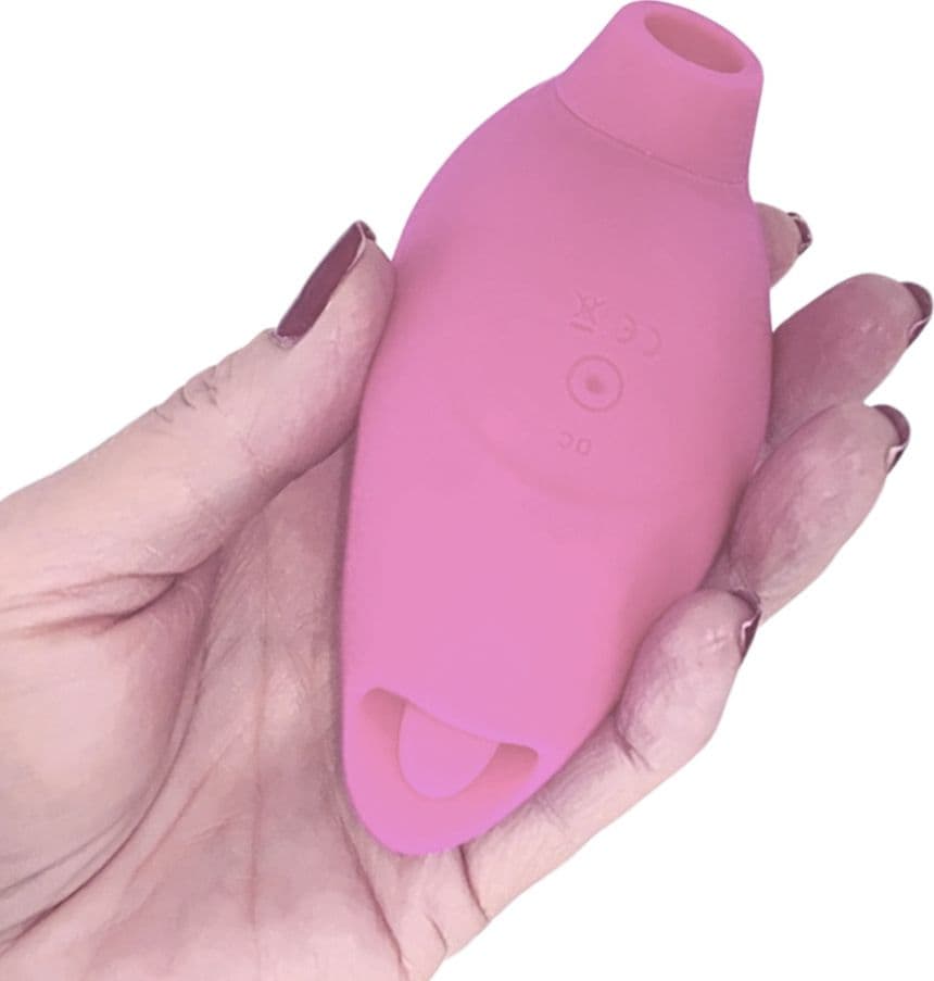 Succhia e Lecca Clitoride 2in1 Vibratore con Lingua doppio Stimolatore a Suzione - 16