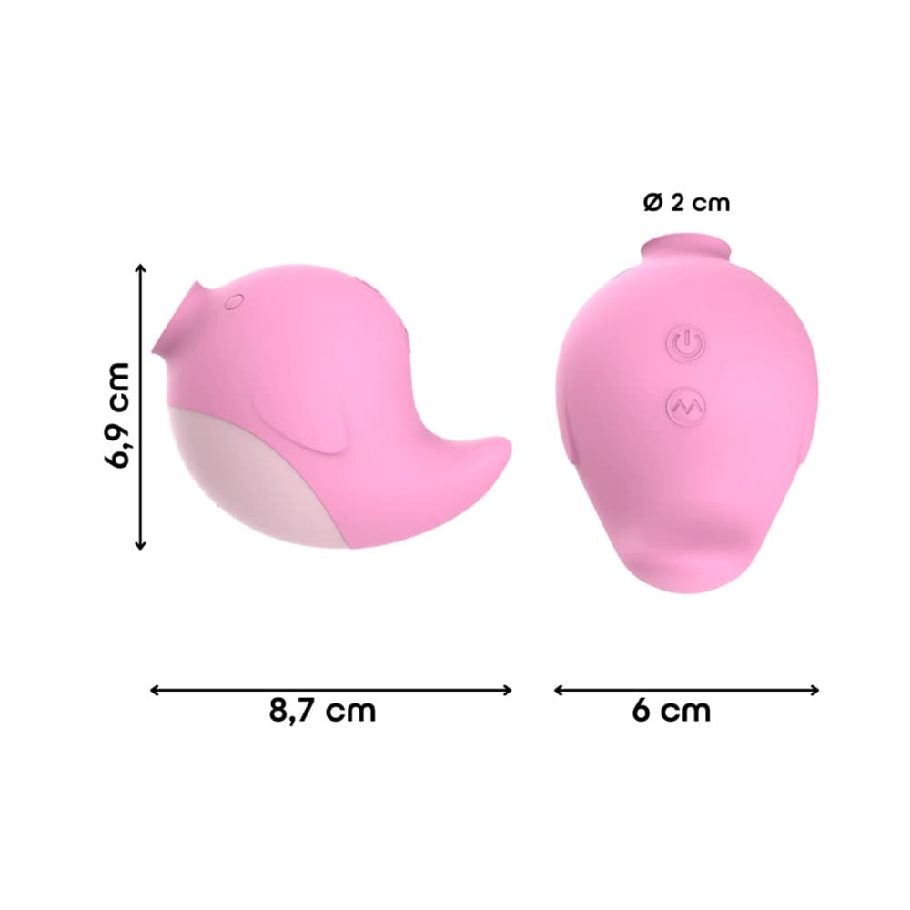 Succhia Clitoride con Vibrazione Stimolatore 2in1 Vibratore Multifunzione Vagina - 15