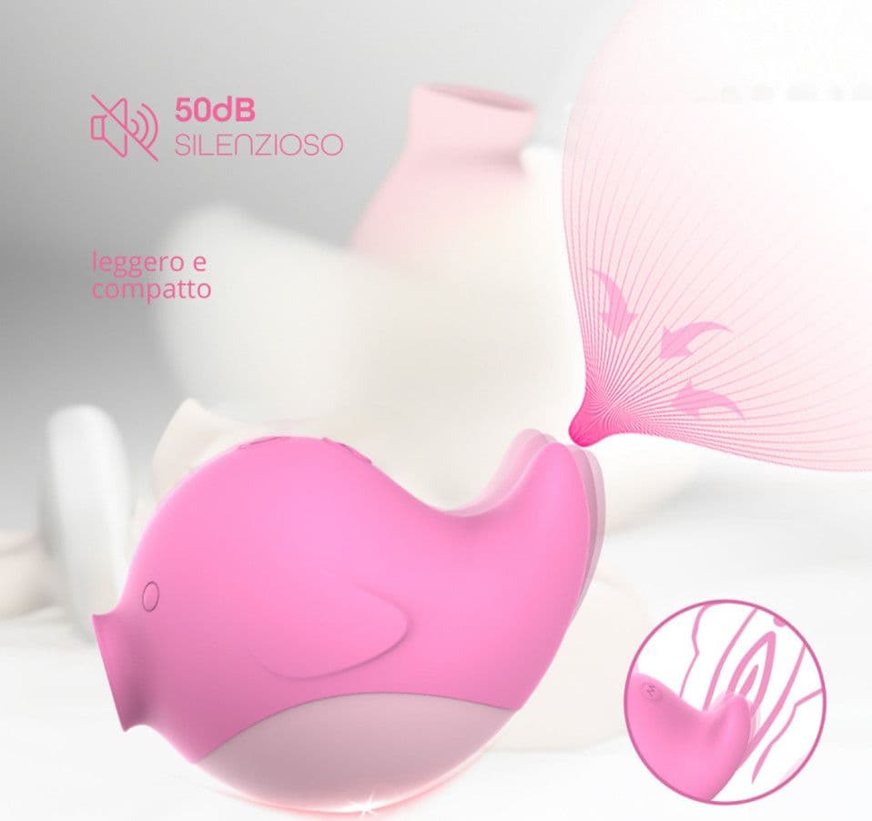 Succhia Clitoride con Vibrazione Stimolatore 2in1 Vibratore Multifunzione Vagina - 17