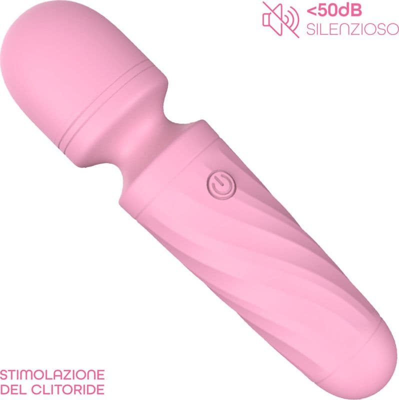 Wand Massager Vibratore in Silicone Stimolatore Clitorideo Massaggiatore Mini - 15