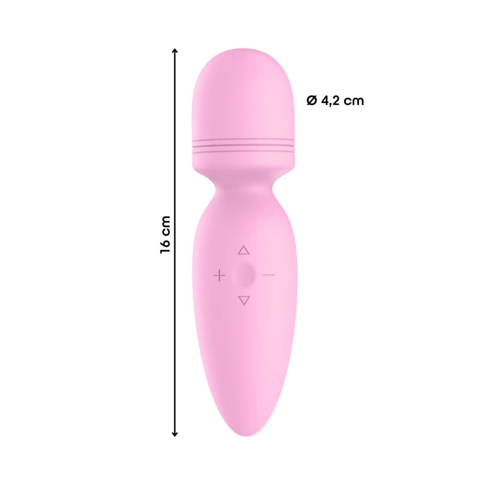 Wand Massager Vibratore Massaggiatore Ricaricabile con 10 Modalità di Vibrazione - 10