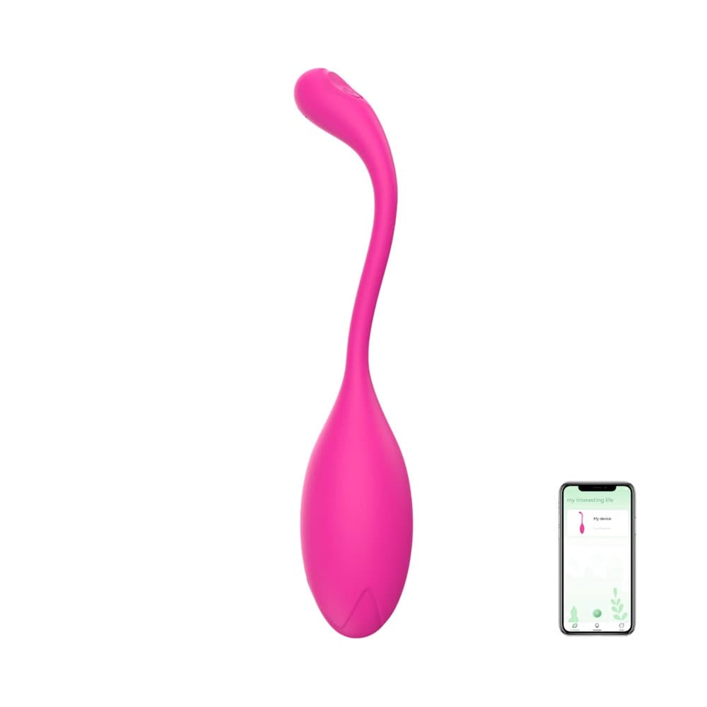 Ovetto Vibrante con App Vibratore Punto G e Clitoride in Silicone 9 Modalità USB - 1
