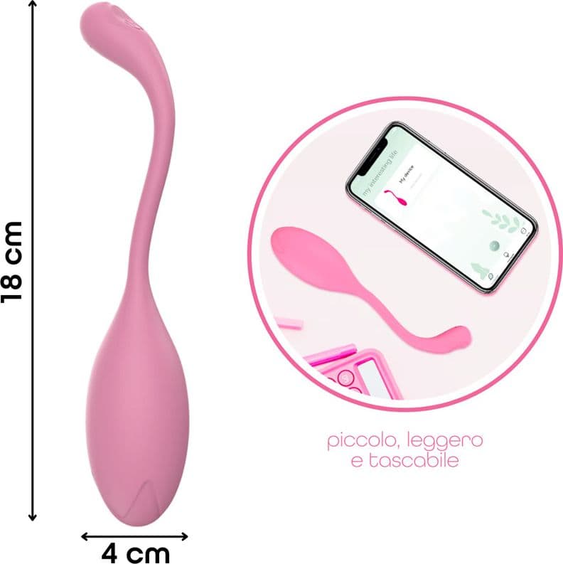 Ovetto Vibrante con App Vibratore Punto G e Clitoride in Silicone 9 Modalità USB - 16