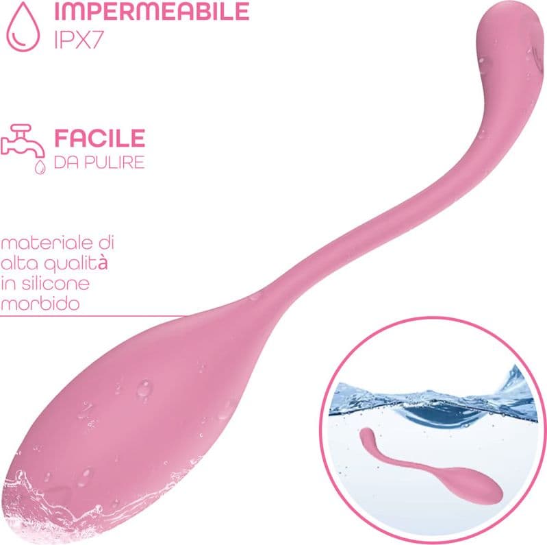 Ovetto Vibrante con App Vibratore Punto G e Clitoride in Silicone 9 Modalità USB - 17
