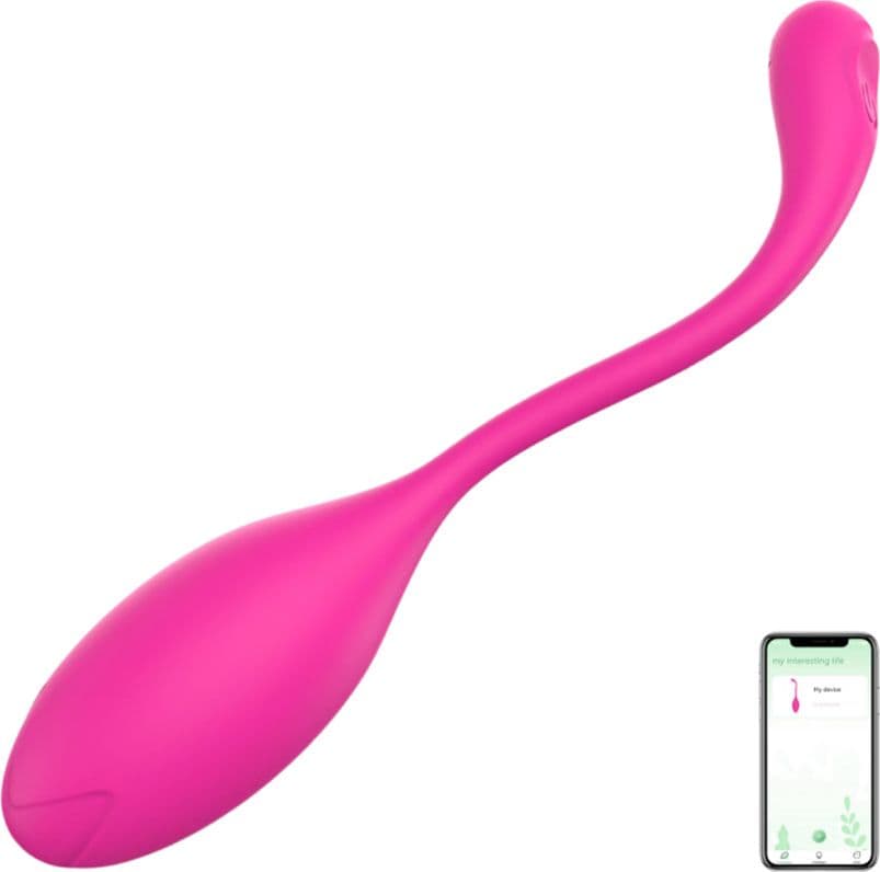 Ovetto Vibrante con App Vibratore Punto G e Clitoride in Silicone 9 Modalità USB - 6