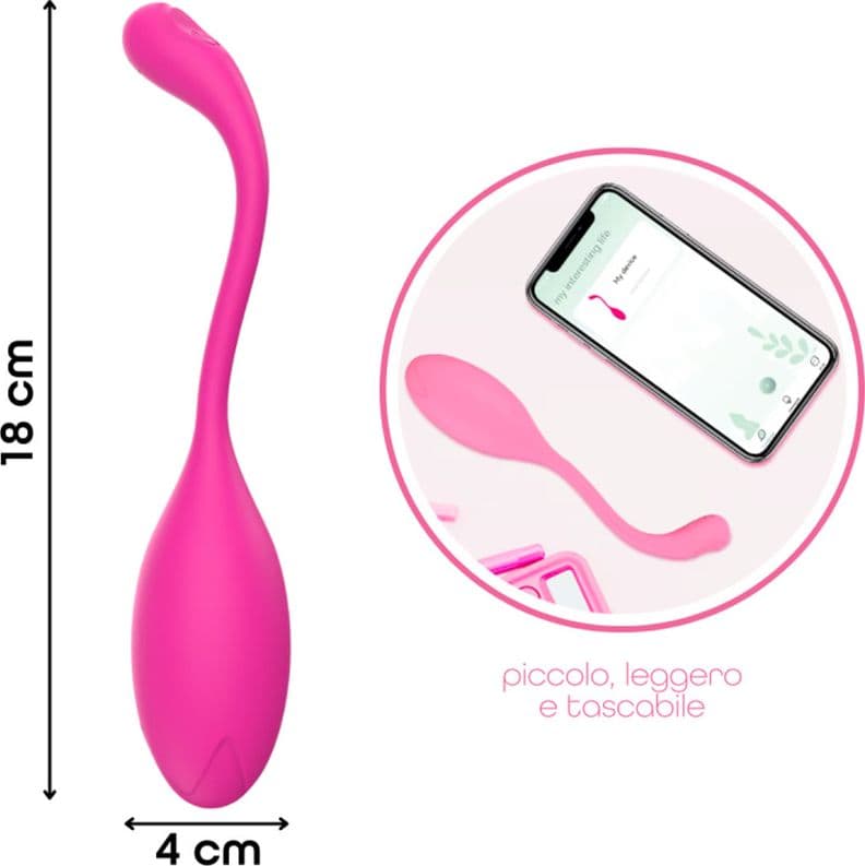 Ovetto Vibrante con App Vibratore Punto G e Clitoride in Silicone 9 Modalità USB - 10