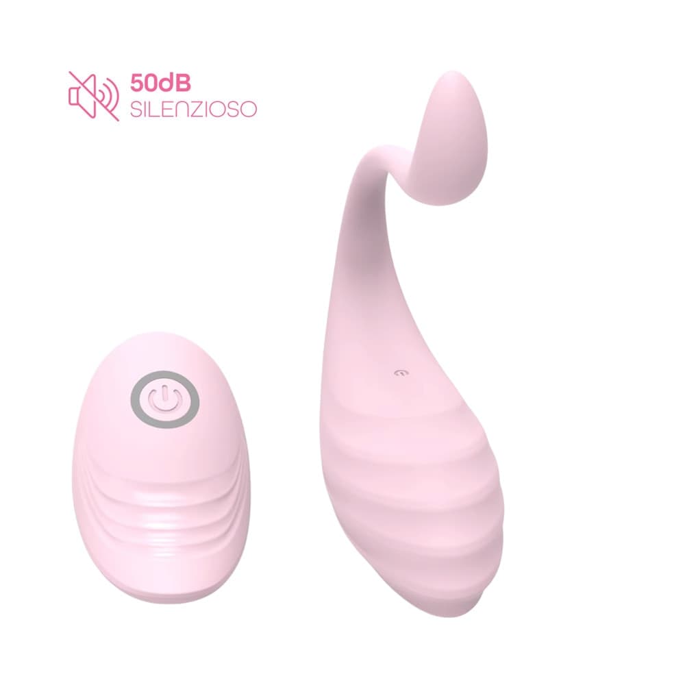 Ovetto Vibrante Vibratore Curvo Telecomandato 10 Modalità di Vibrazione Sex Toy - 17