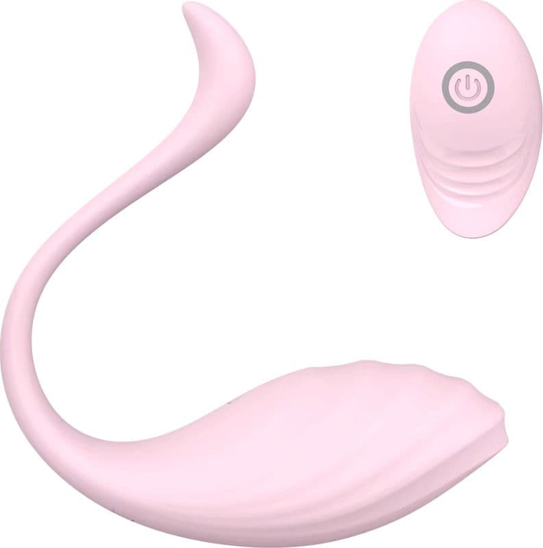 Ovetto Vibrante Vibratore Curvo Telecomandato 10 Modalità di Vibrazione Sex Toy - 10