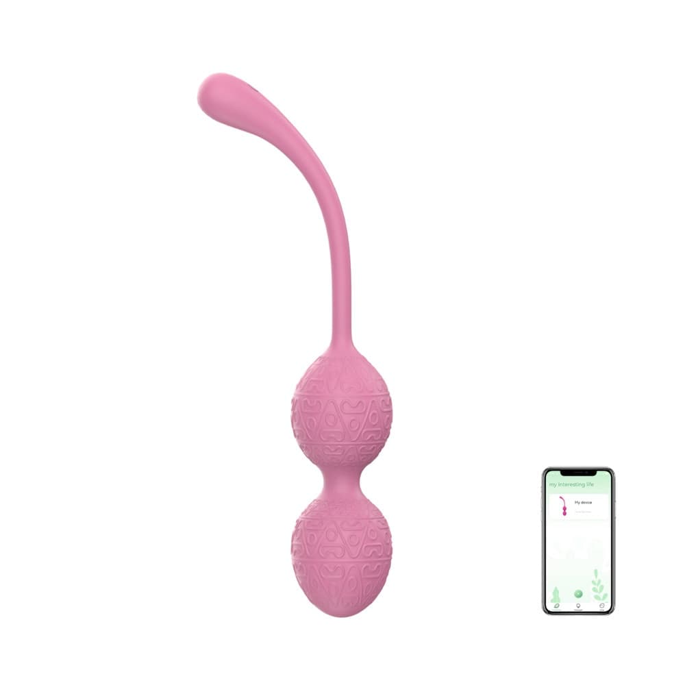 Ovetto Vibrante Stimolatore Palline Vaginali Vibranti Controllo App in Silicone - 10
