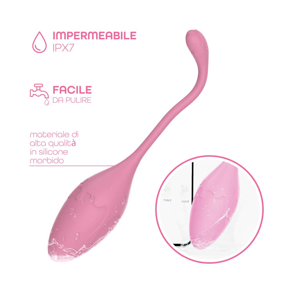 Ovetto Vibrante con App Vibratore Vaginale Indossabile Sex Toy per Coppia USB - 19