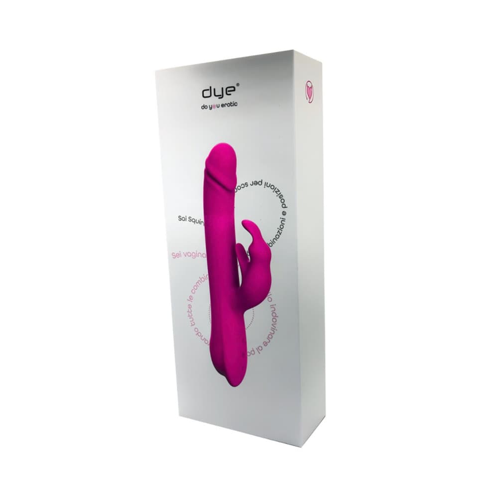 Vibratore Rabbit Rotante Stimolazione Clitoridea e Punto G in Silicone Sex Toy - 7