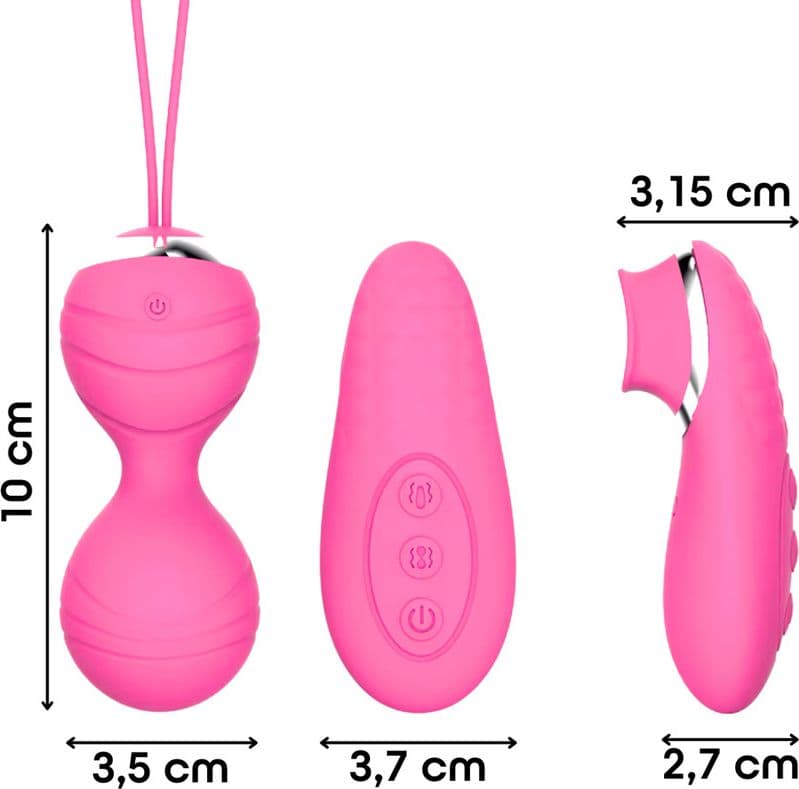 Ovetto Vibrante con Telecomando Palline Vaginali Vibranti Stimolatore Clitorideo - 13