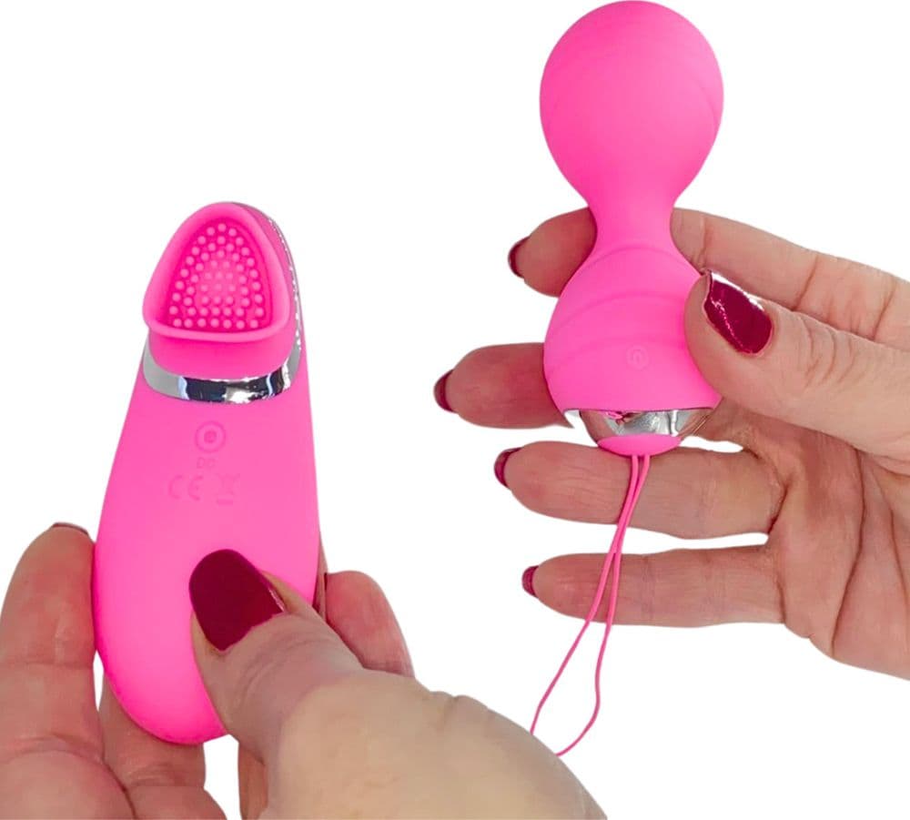 Ovetto Vibrante con Telecomando Palline Vaginali Vibranti Stimolatore Clitorideo - 17