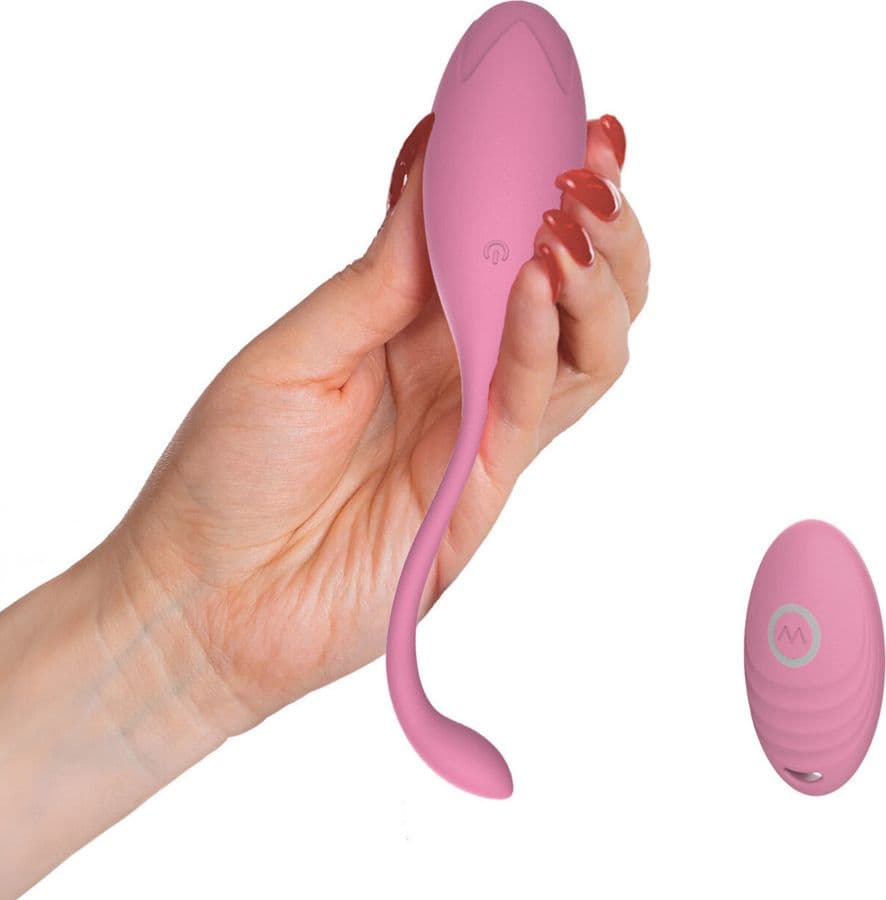 Ovetto Vibrante con Telecomando Vibratore Clitoride a 10 Modalità in Silicone - 12