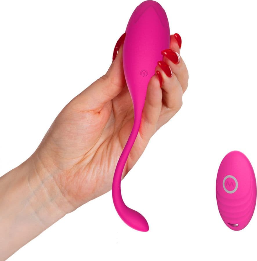 Ovetto Vibrante con Telecomando Vibratore Clitoride a 10 Modalità in Silicone - 6