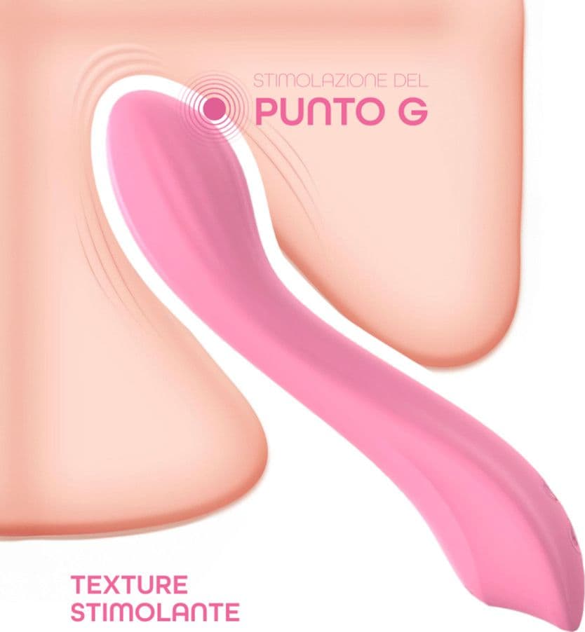 Vibratore Punto G Riscaldante in Silicone con 10 Modalità di Vibrazione Sex Toy - 14