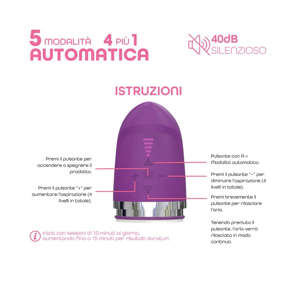 Pompa Pene Automatica Elettrica per Allungamento Ingrandimento Tubo Sottovuoto - 14