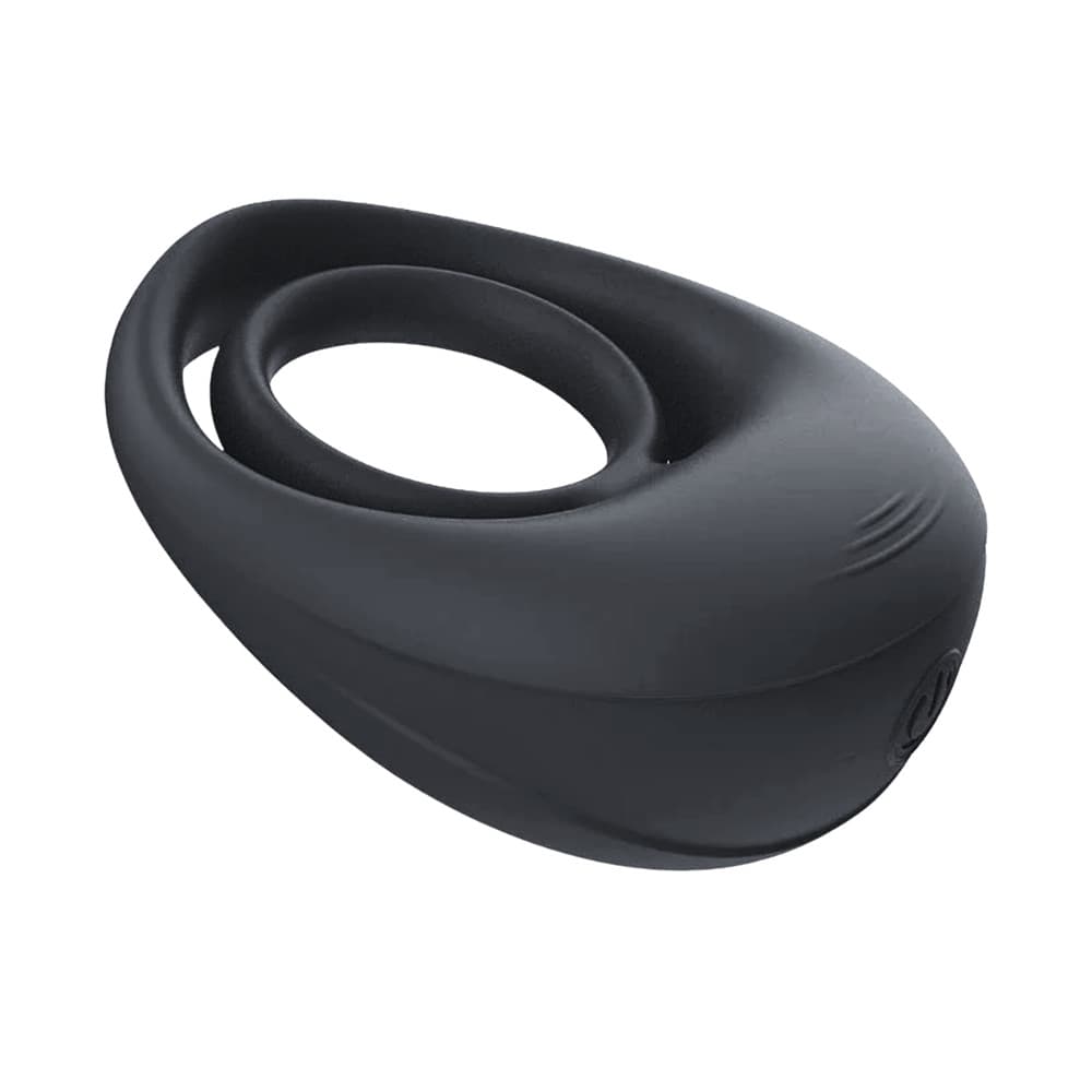 Anello Fallico Vibrante per Pene Stimolatore Clitoride Ritardante in Silicone USB - 1