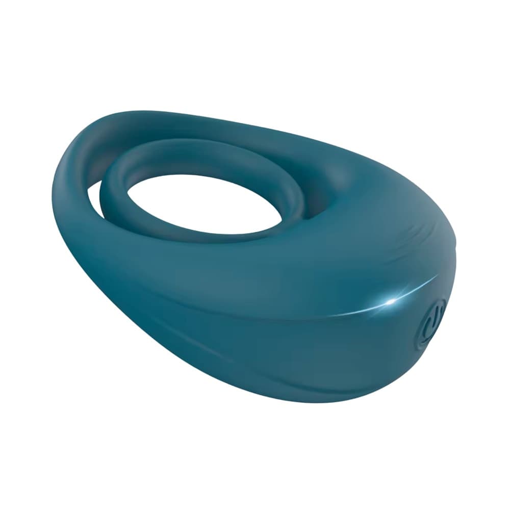 Anello Fallico Vibrante per Pene Stimolatore Clitoride Ritardante in Silicone USB - 11