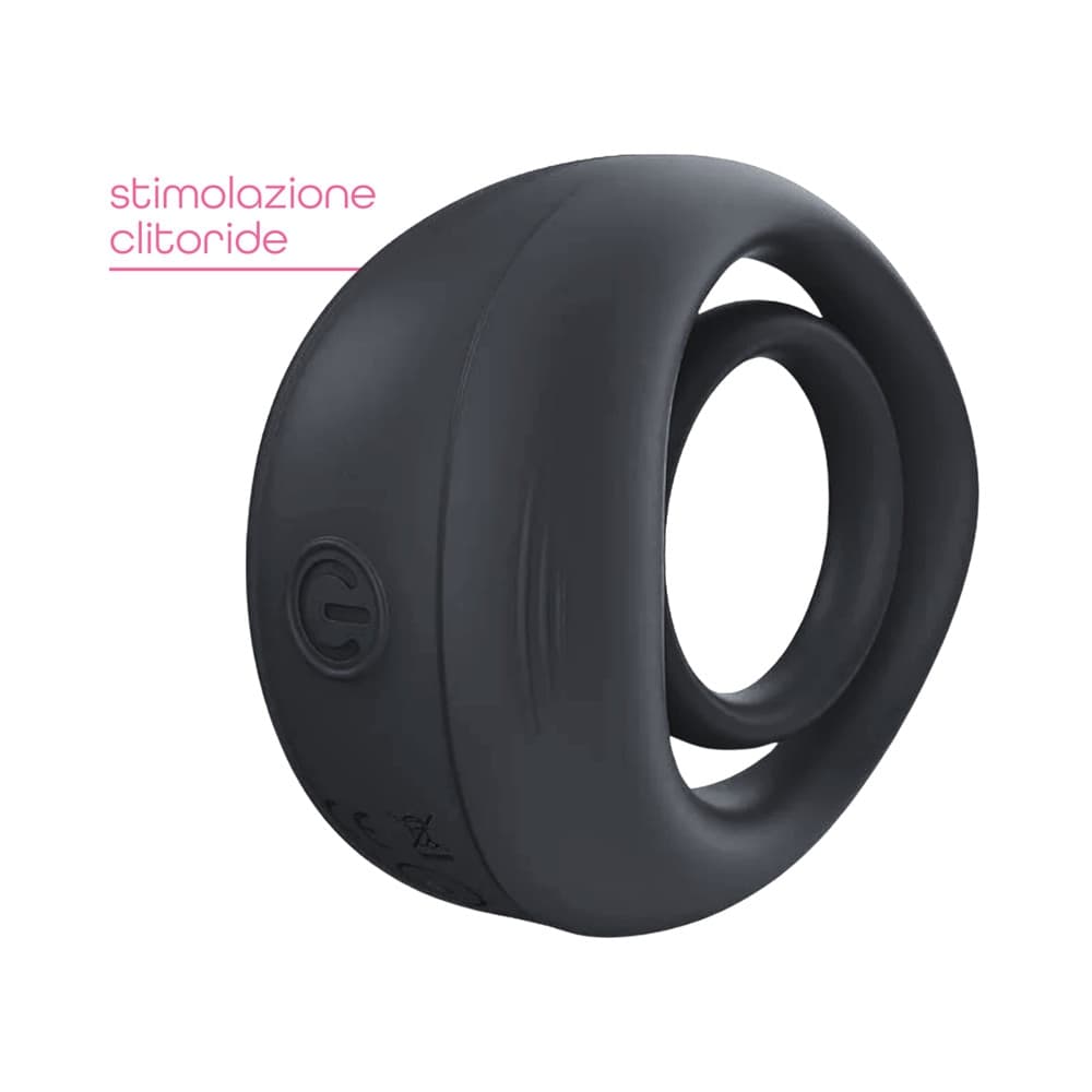Anello Fallico Vibrante per Pene Stimolatore Clitoride Ritardante in Silicone USB - 8