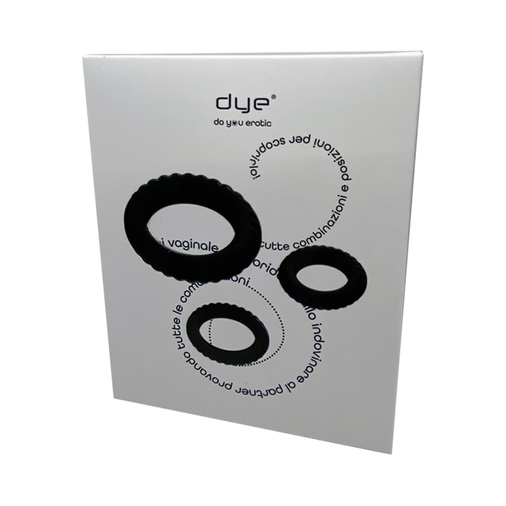 Set 3 Anelli Fallici Cockring in Silicone Effetto Ritardante Elastici per Pene - 6