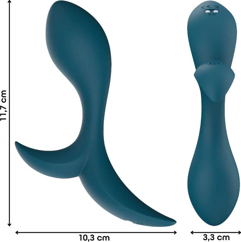 Vibratore Anale Massaggiatore Prostatico Controllo con App in Silicone Morbido - 17