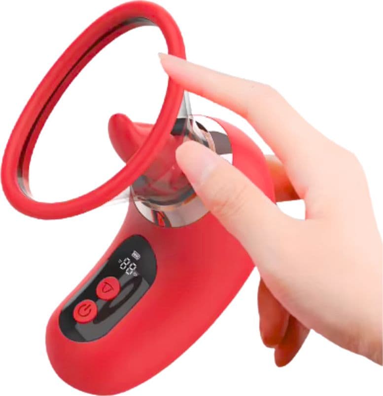 Succhia Clitoride Vibratore con Lingua in Silicone Controllo Remoto App Sex Toy - 9