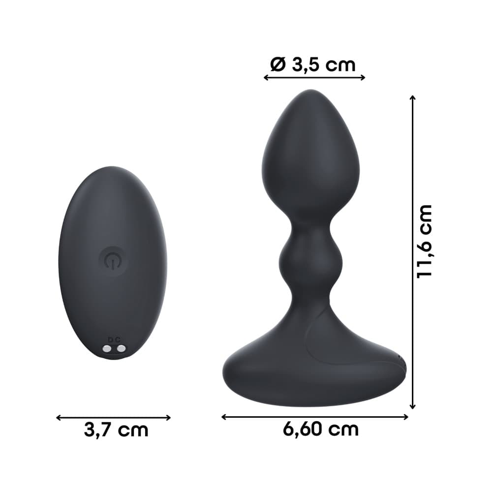 Vibratore Butt Plug Anale Vibrante con App in Silicone Morbido Stimolatore Smart - 2