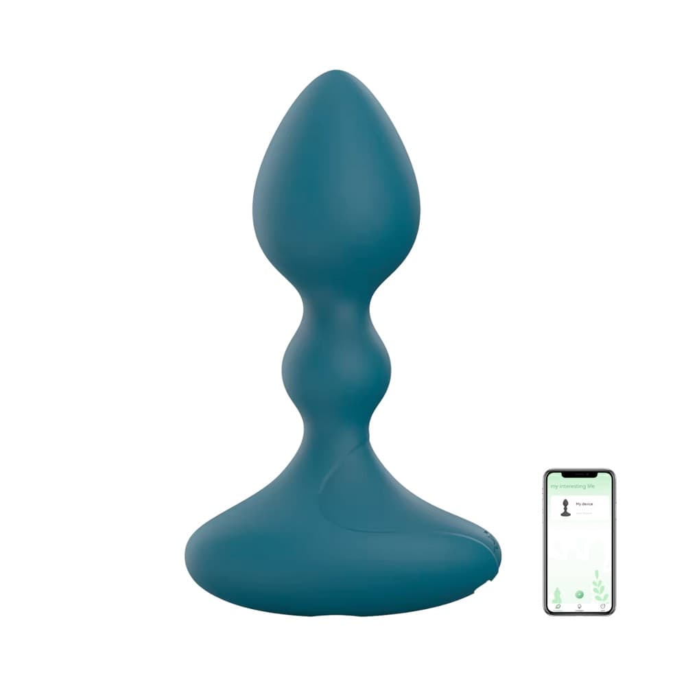Vibratore Butt Plug Anale Vibrante con App in Silicone Morbido Stimolatore Smart - 10