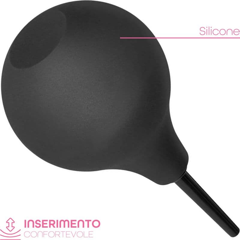 Doccia Anale in Silicone con Punta Rimovibile Clistere Peretta per Pulizia Ano - 3