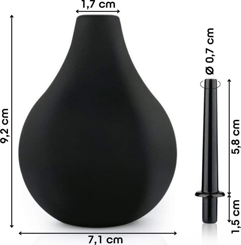 Doccia Anale in Silicone con Punta Rimovibile Clistere Peretta per Pulizia Ano - 6