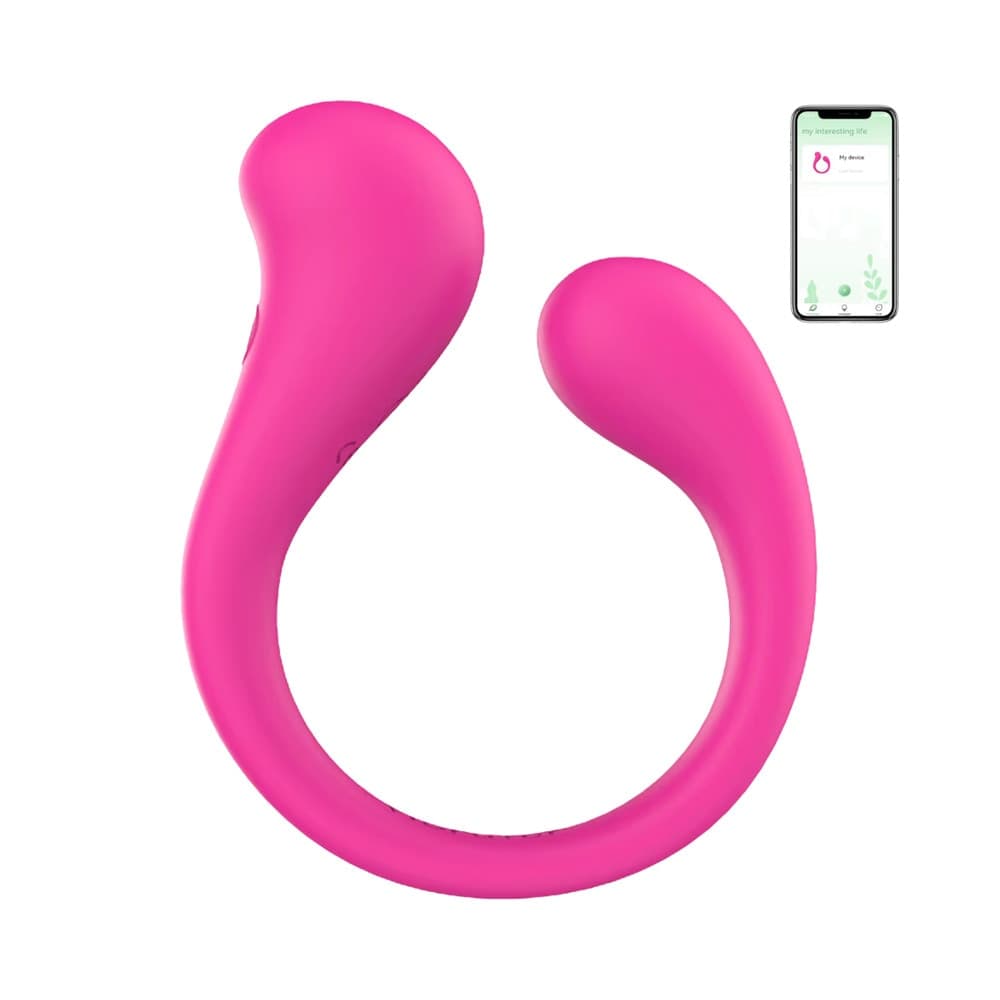 Vibratore Multifunzione per Doppia Stimolazione Controllo con App Modellabile