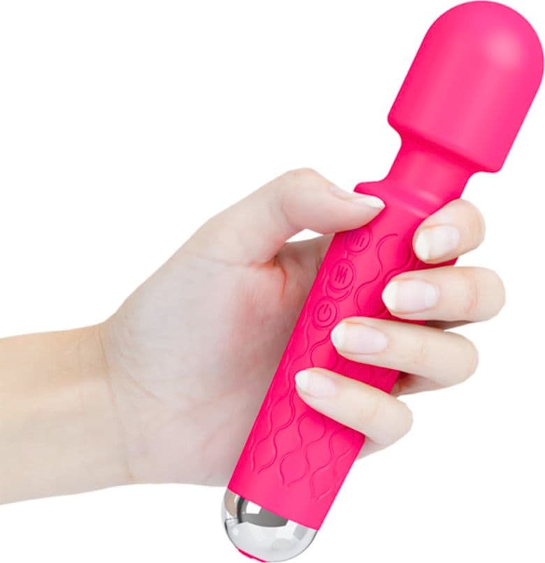 Wand Massager Massaggiatore Vibratore Ricaricabile in Silicone Sex Toy per Donna - 6