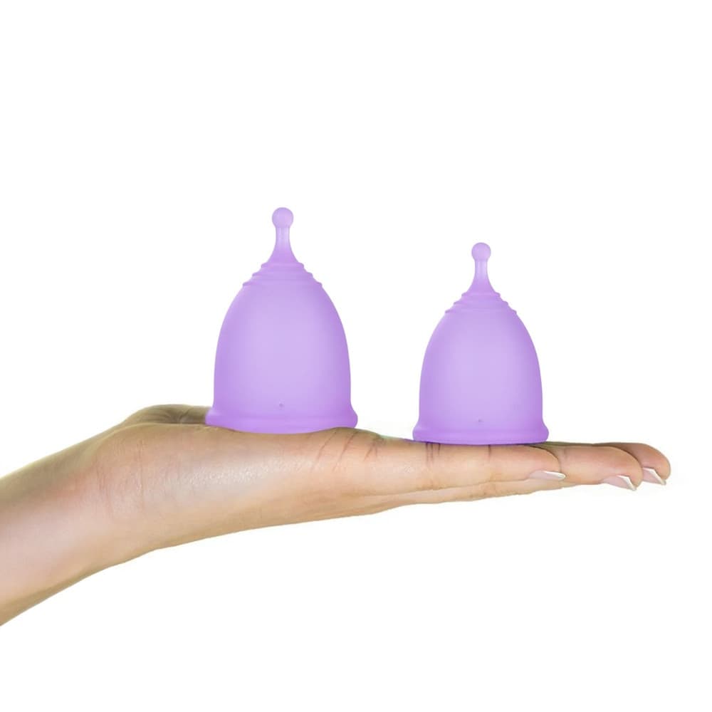 Coppetta Mestruale con Sterilizzatore Portatile in Silicone Medico Riutilizzabile - 6