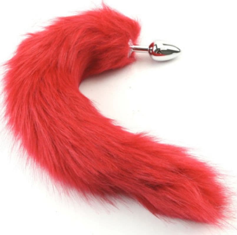 Anal Plug Tail con Coda Peluche in Pelliccia Sintetica Morbida Realistica Sexy - 19