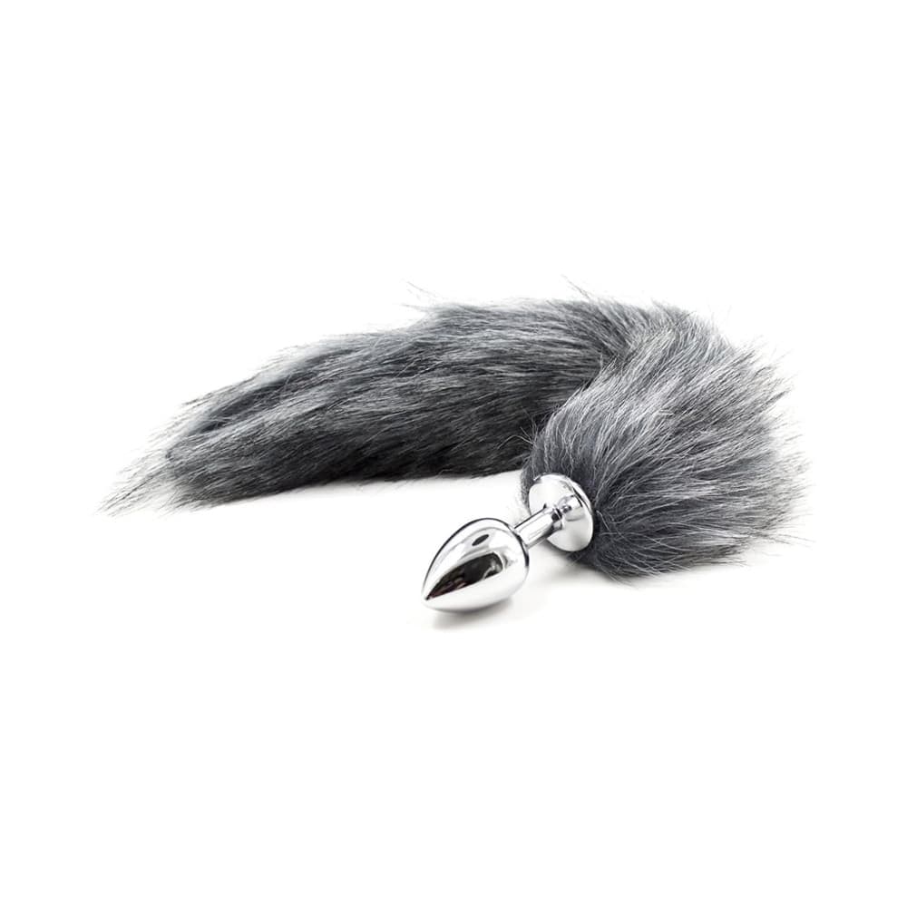 Anal Plug Tail con Coda Peluche in Pelliccia Sintetica Morbida Realistica Sexy - 25