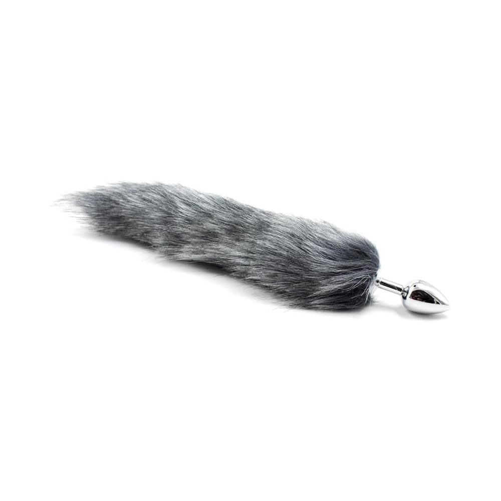 Anal Plug Tail con Coda Peluche in Pelliccia Sintetica Morbida Realistica Sexy - 28